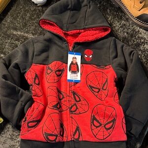 NEW Marvel Spider-Man Red and Black Jacket